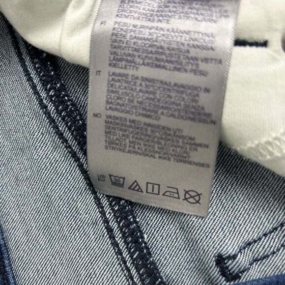 NYDJ Marilyn Straight Lift Tuck Technology Jeans Womens 10 Blue Medium Wash - Picture 9 of 11